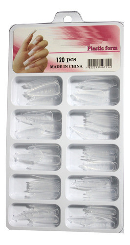 Molde F1 Bailarina Unhas De Gel Zem Fan Nails 100 Unidades 1