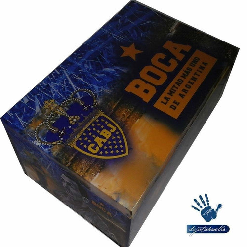 Boca Juniors Cofre De Madera (34x20x20) 0