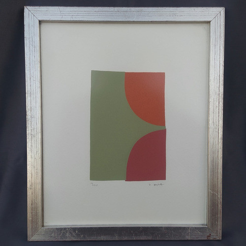 Serigrafia Original Denise Duplock Firmada Two Abstracto 0
