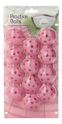 Intech Bolas Práctica Golf Color Rosa 12u. 0