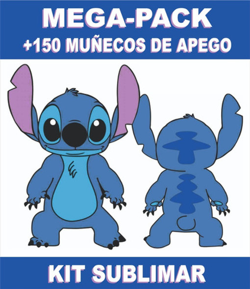 Pack 150 Plantllas Muñecos De Apego Personajes Kit Sublimar 0