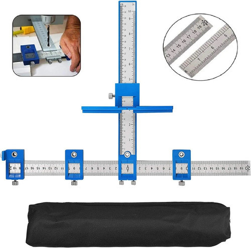 Escuadra Posicionador De Herrajes Cajones Puertas Ruhlmann 0