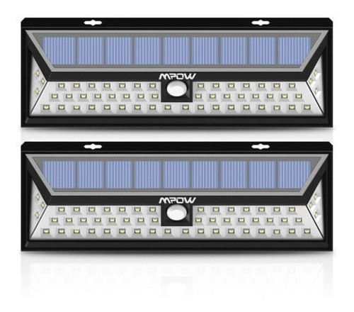 2 X Litom 54 Led Jardín Al Aire Libre Luz Accionada Solar Pi 0