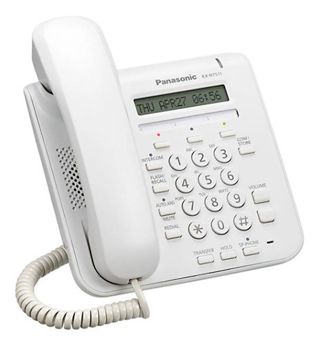 Aparelho Telefônico Kx-nt511pxw Ip-1 Linha-2 Ethernet-branco 1