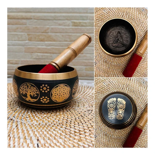 Cuencos Tibetanos Importado Oriente 7 Metales 500 Gs 11.5 Cm 0