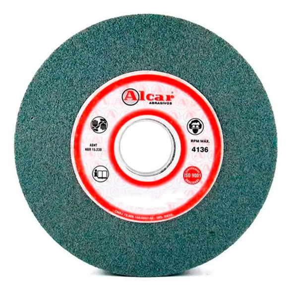 Rebolo A36 Pedra Para Esmeril 203,2 X 25,4 X 31,7 Mm - Alcar 0