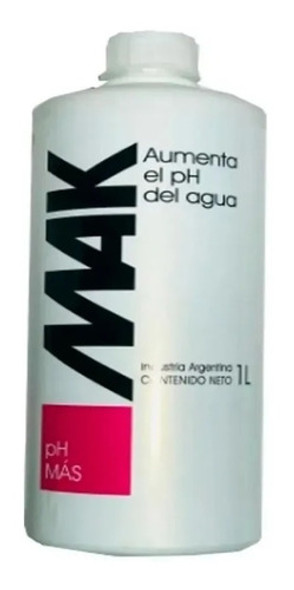 Mak Ph Más Líquido Elevador Piscinas Piletas X 1 Litro 0