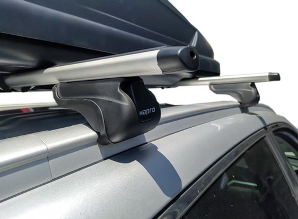 Barras De Techo Transversales Hapro Cronos 125 Aluminio Gris 0