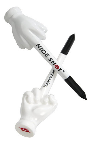 Nice Shot Patented Design Golf Tees - Express Yourself - 3 1 0