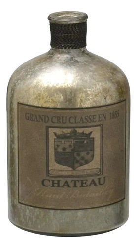 Garrafa Decorativa Vintage Bordeaux 31 Cm Vidro -espressione 0