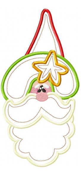 Matriz Para Bordados Maquina Navidad Papa Noel Country  3830 0