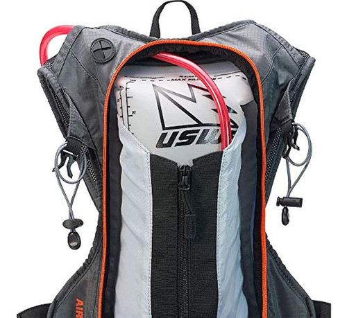 Uswe Airborne 9l Pack De Hidratación Naranja / Gris, Talla Ú 0