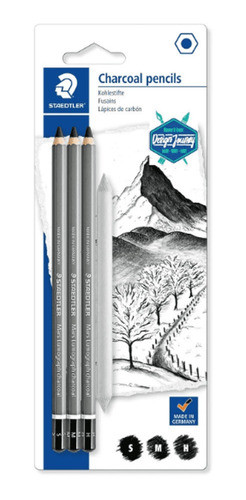 Lapis Charcoal Mars Lumograph Staedtler 0