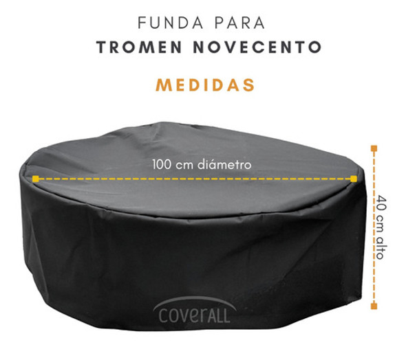 Funda Cubre Fogon Novecento Tromen Lona Pesada - Impermeable 1