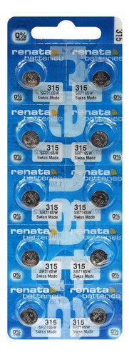 Pilas Sr 716 Sw 315 Renata Suiza Pack X10 - Electroimporta - 0