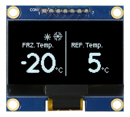 Wea012864 Display Oled 128x64 Blanco  3v S/tp 1,54  X5u 0