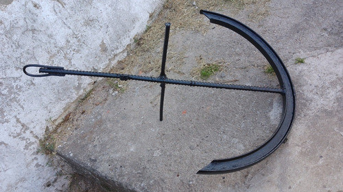 Ancla Artesanal En Excelente E Impecable Estado 0