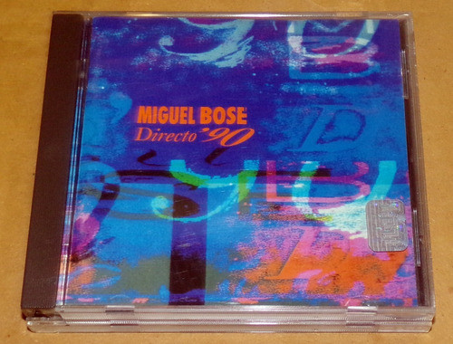 Miguel Bose Directo ´90 Cd Importado Kktus 0