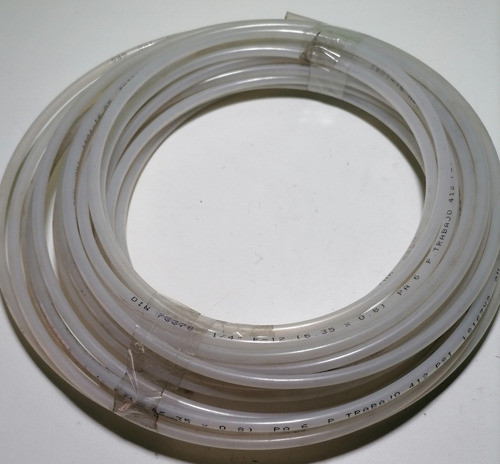 Caño Teflon E12 Media Presion 1/4 Por 10 Metros Precio Rollo 0