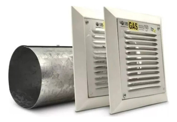 Rejilla Ventilación Kit Completo Aprob. 100cm2 X 4 Unidades 1