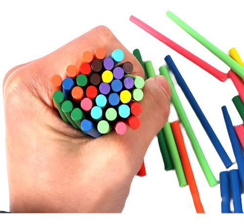 100pcs/10color Niños Bebé Aprendizaje Juego Stick Bar Contan 0
