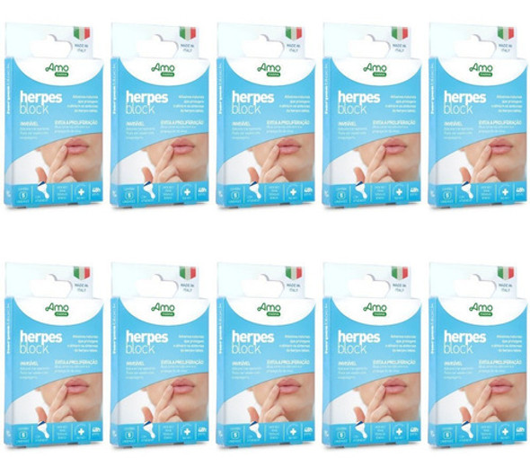 10 Herpes Block - Adesivos Naturais Para Herpes Labial - Amh 0 10 Herpes Block - Adesivos Naturais Para Herpes Labial - Amh 0