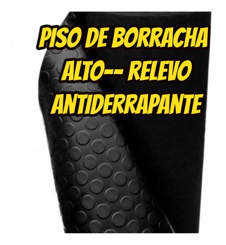 Piso Borracha Pet Displasia Animais Uso Geral 3mm 1.50x1.00 1