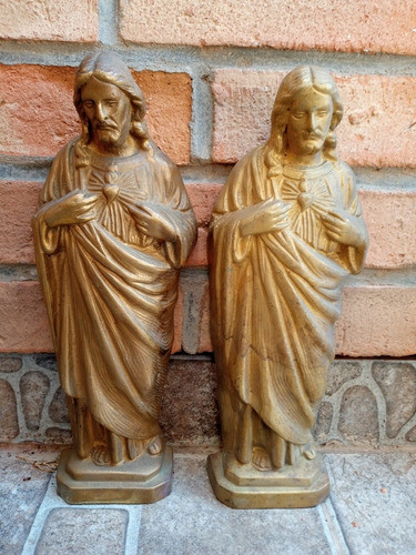 Figura Religiosa Sagrado Corazón De Jesús Pesa 1 Kilo 700 G. 0