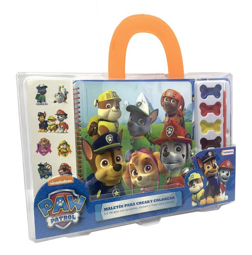 Maletin Crear Y Colorear Paw Patrol  Toy Spc09980 Loonytoys 1