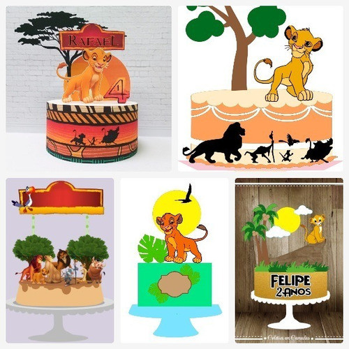 Arquivo De Corte Topo De Bolo - Rei Leão - Studio 1