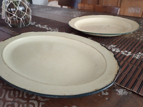 Bandejas Asaderas Fuente Esmaltada 28 X 40 Y 32 Cm 1