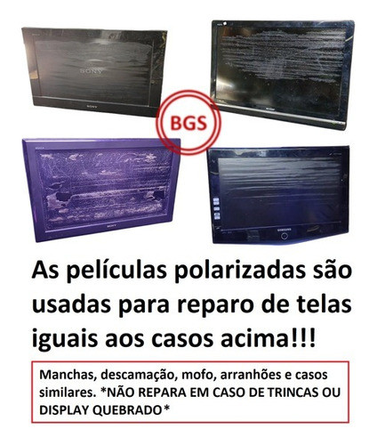 Pelicula Polarizada 46 Polegadas - Philco - ## Brinde ## 1