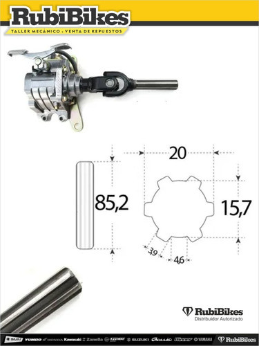Caja Reductora Para Yumbo Cargo 200cc 1