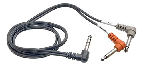 Cable De Audio Hosa Stp-201rr 1 M Ra 1/4 Trs A La Doble Ra 1 0