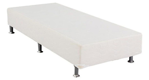 Cama Box Base Ortobom Light Tecido White Solteiro 88 0