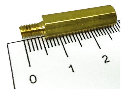 Espaçador Sextavado Macho Fêmea 1/4'' X 28mm M4 - 20 Peças 1