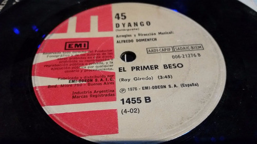Dyango Si Yo Fuera El Vinilo Simple Emi Nacional 1