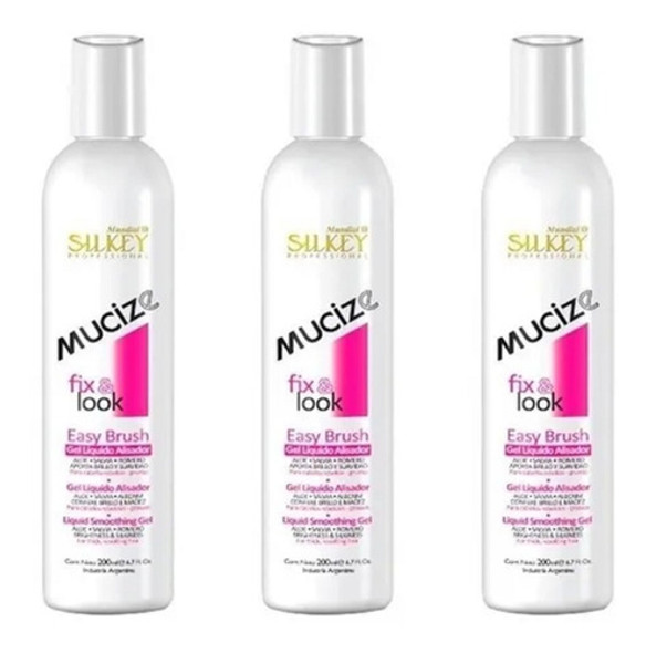 Gel Alisador Extremo Easy Brush Mucize Fix & Look Silkey X3 0