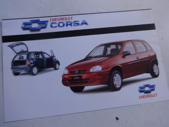 Folleto Antiguo Chevrolet Corsa Wind Gl Catalogo No Manual 0