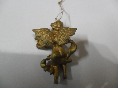 Angel Angelito Dorado Resina Colgante Adorno 1