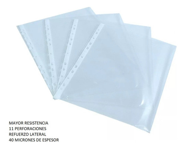Folios Oficio Borde Blanco X 100 Unidades 50 Micrones 1 Folios Oficio Borde Blanco X 100 Unidades 50 Micrones 1