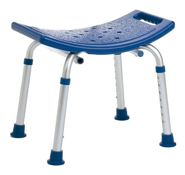 Silla Asiento De Baño Ducha Aluminio Reforzado Regulable 0