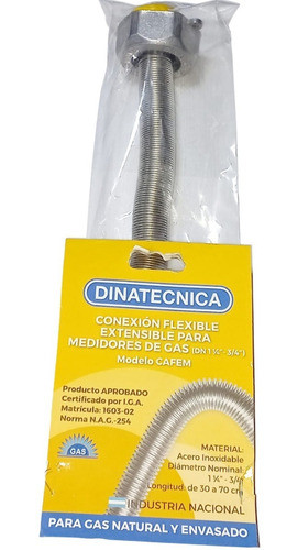 Flexible Ext Aprobado Medidor De Gas 3/4 X 1 1/4 Mod Nuevos 1