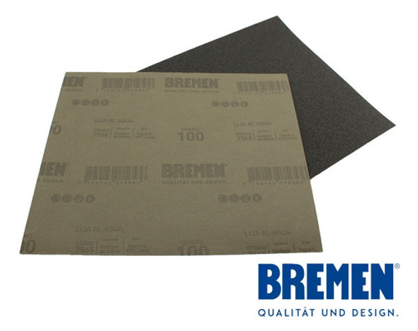 Lija Al Agua Grano 100 X 25 Unidades Bremen 7565 1