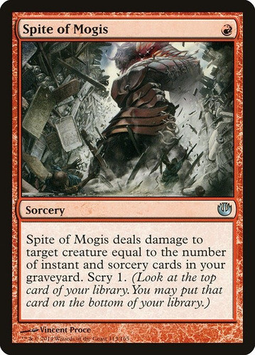 Cartas Magic Spite Of Mogis X4 Unidades Playset Mtg 0