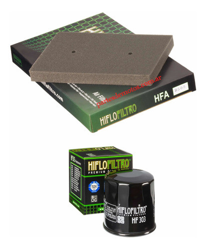Kit Filtros Hf Aire Y Aceite Kawasaki Ex 250 R Ninja 2009 0
