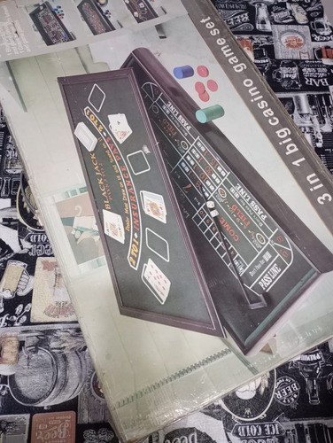 Juego De Mesa Ruleta, Pase Inglés Y Black Jack 0