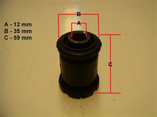 Buje De Parrilla Inferior (chi) Hyundai Coupe Fx 0