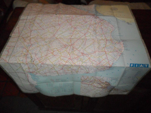 Mapa Plano Fiat Argentina Aca 1970 Turismo Carretera Carta 6 1