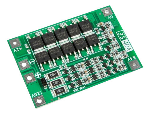 2x Placa Bms 3s 40a 12.6v Com Balanceamento 1